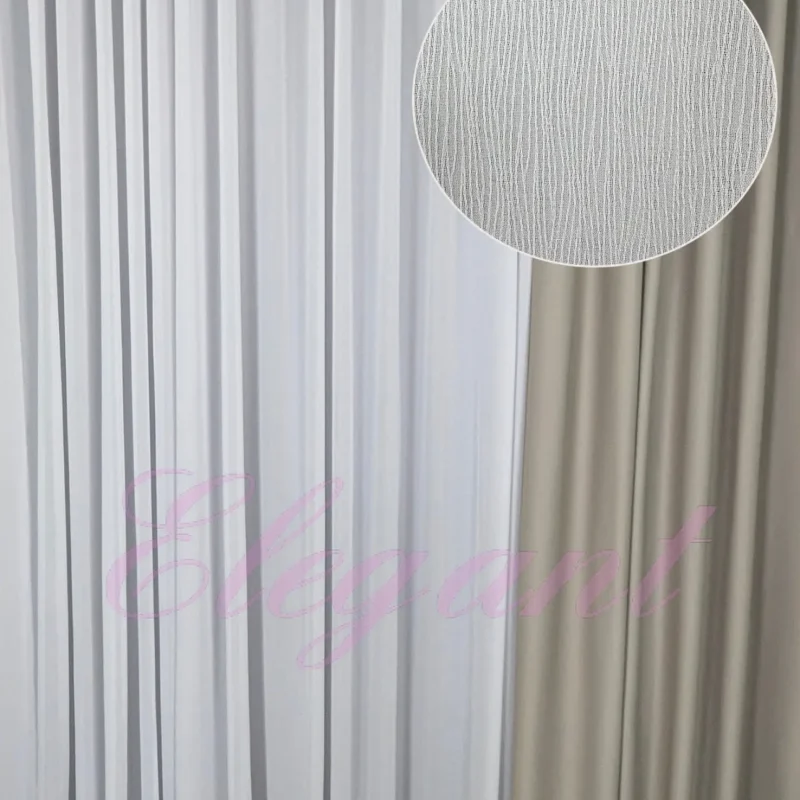 bele zavese po meri u kombinaciji sa draperijama